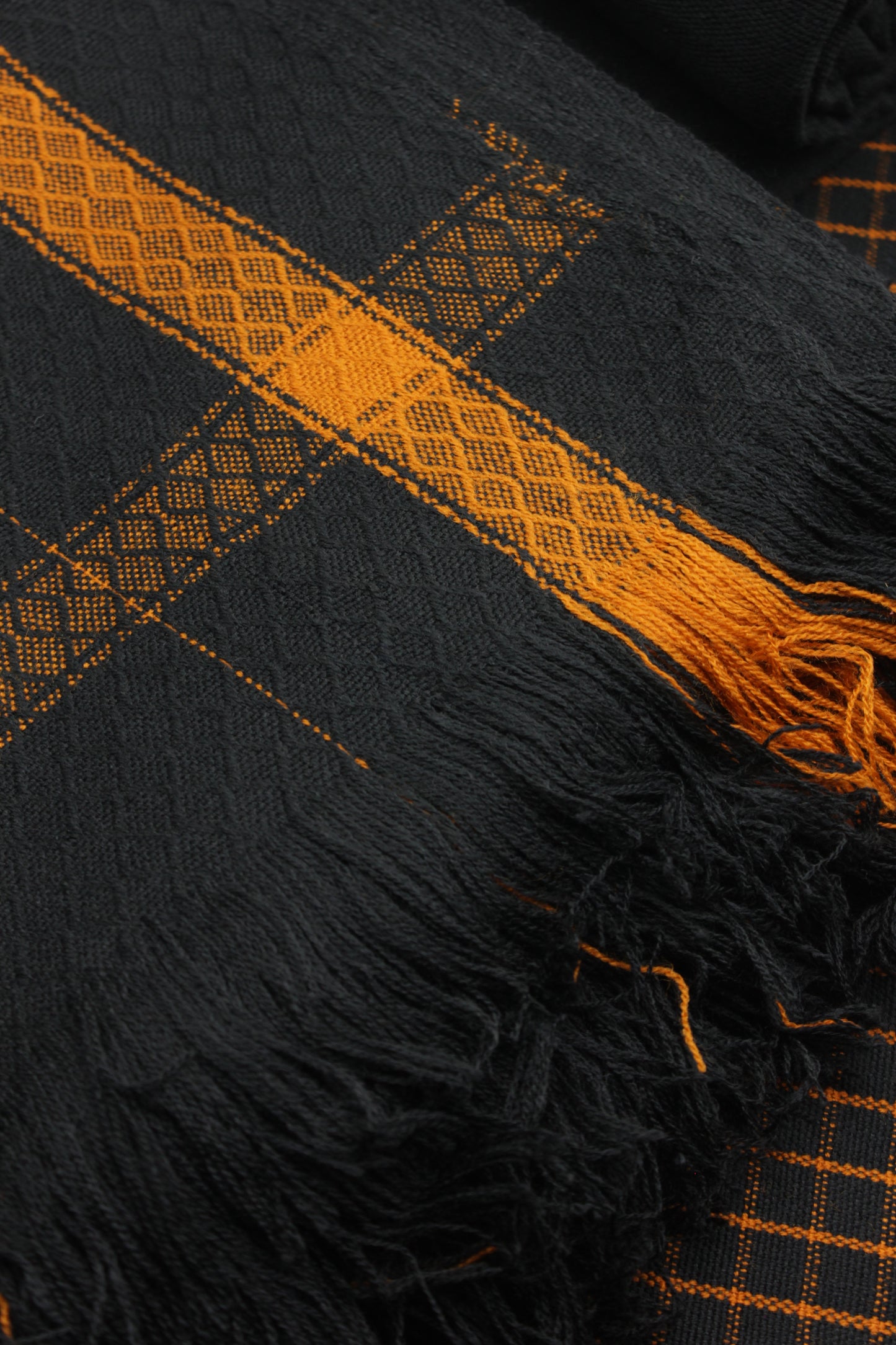 PREMIUM QUALITY BLACK WITH ORANGE NOIR PURE WOOLEN SUIT FOR WOMEN