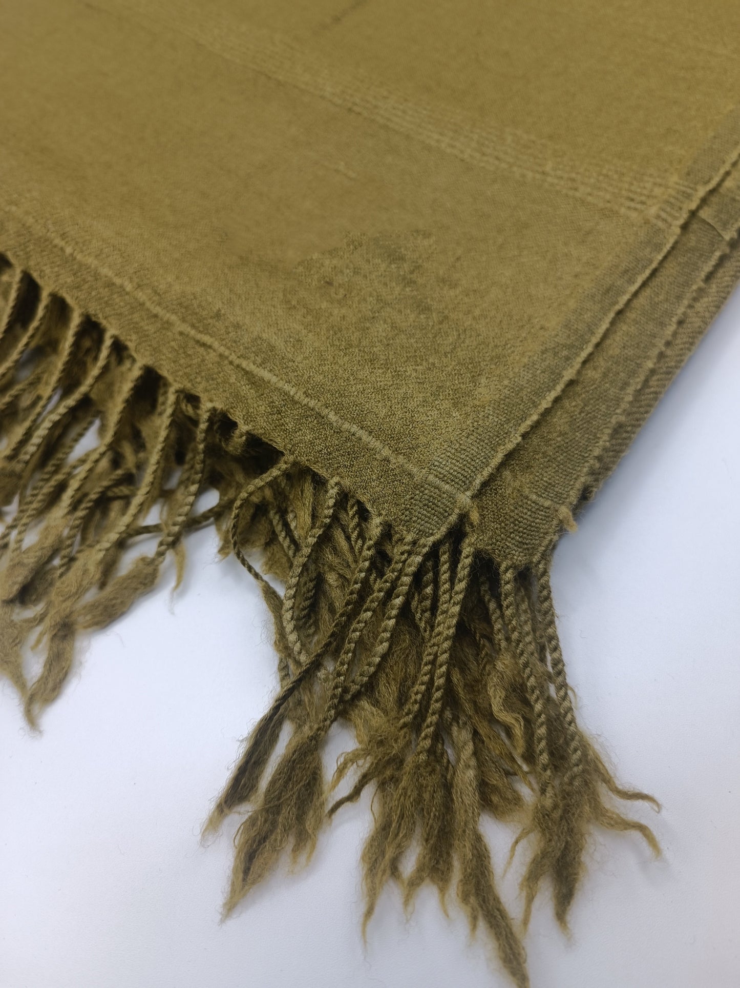 Premium Quality Hena Color Plain Pure Woolen Shawl