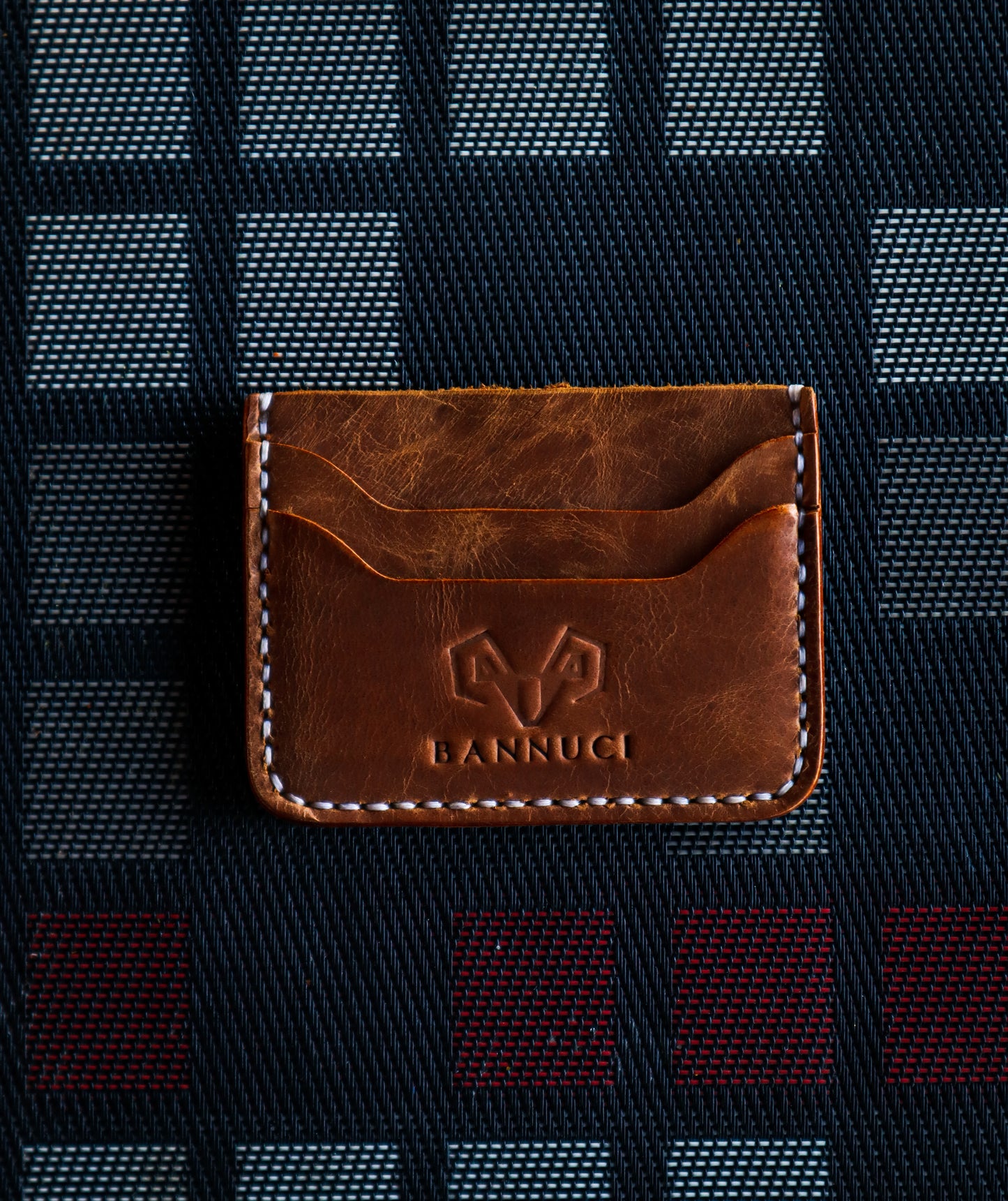 Premium Quality Tan Brown Leather Card Holder by Bannuci