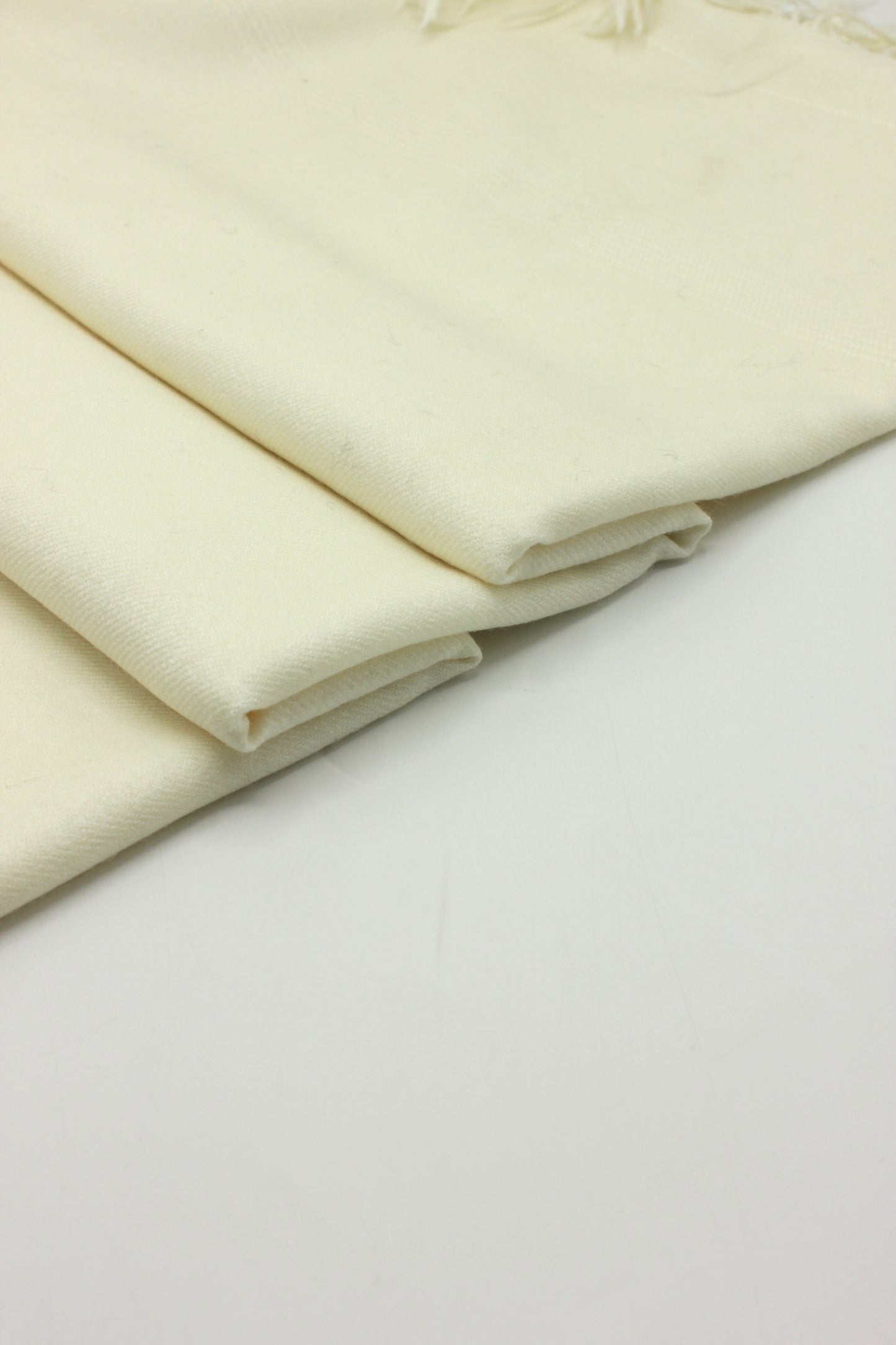 Premium Quality Blue Striped Off White Pure Woolen Shawl