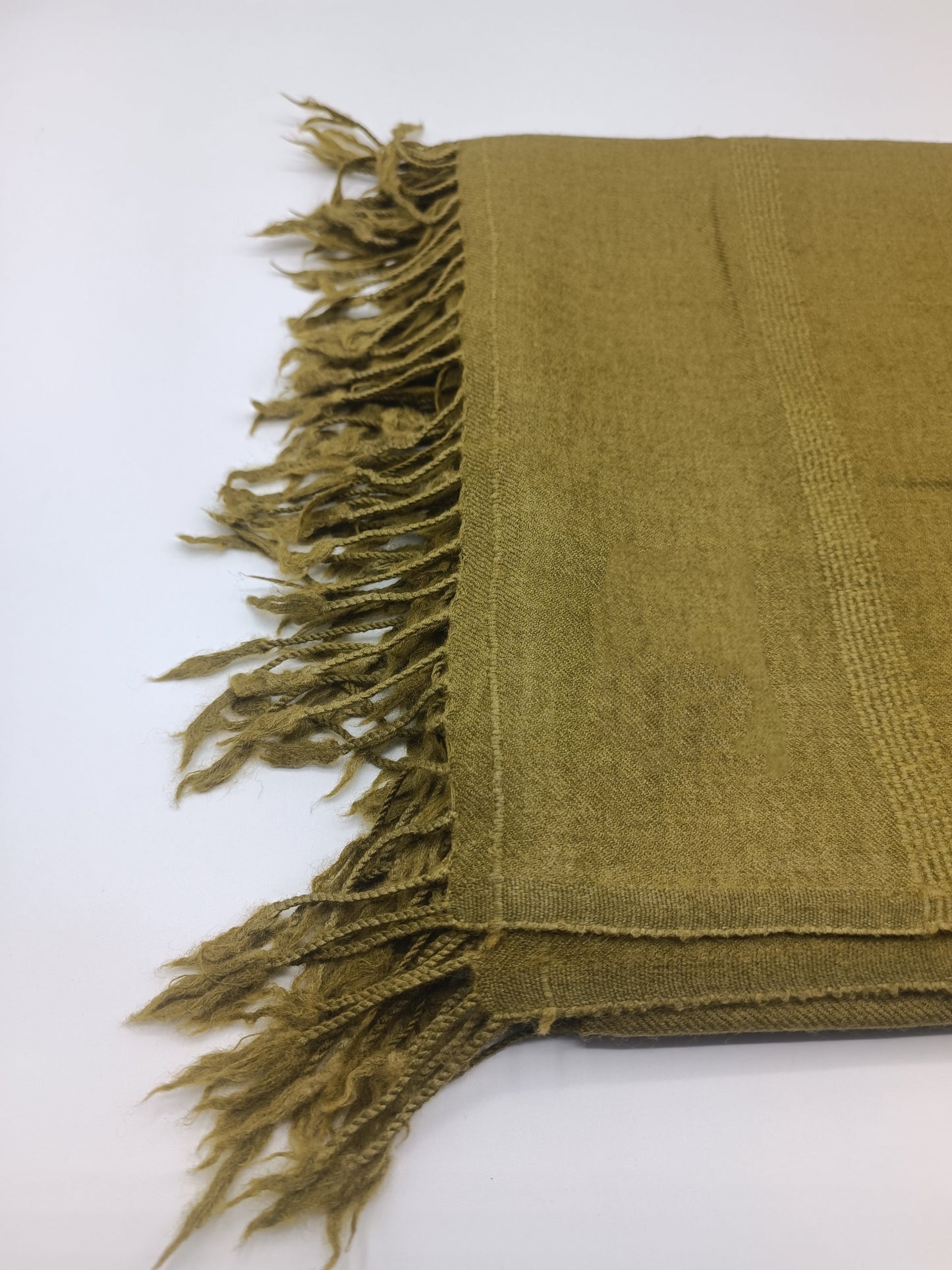 Premium Quality Hena Color Plain Pure Woolen Shawl