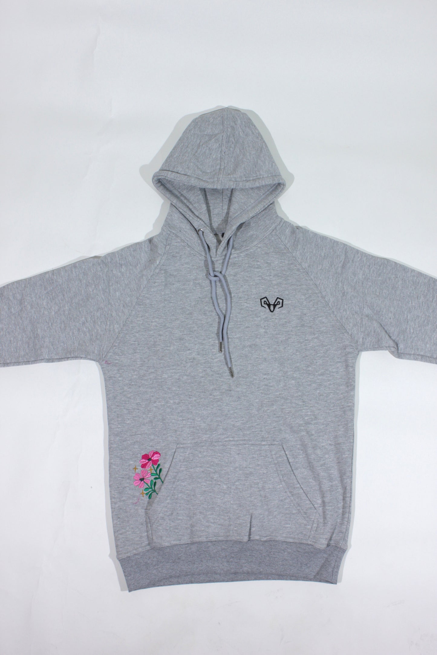 Classic Light Gray Hoodie For Women