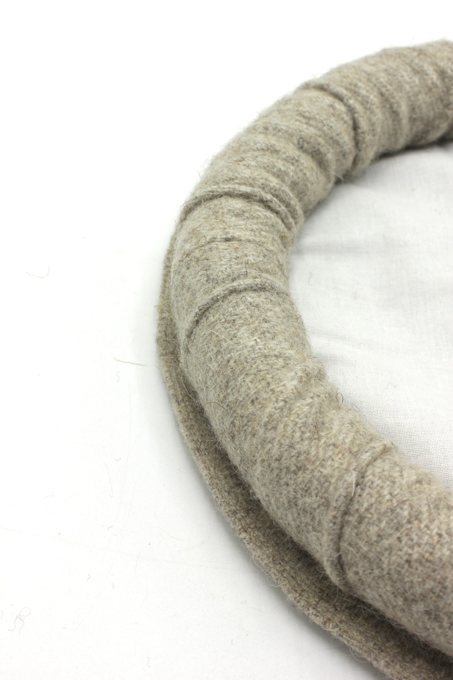 Luxury Hand Made Pure Woolen Beige Chitrali Pakol Cap