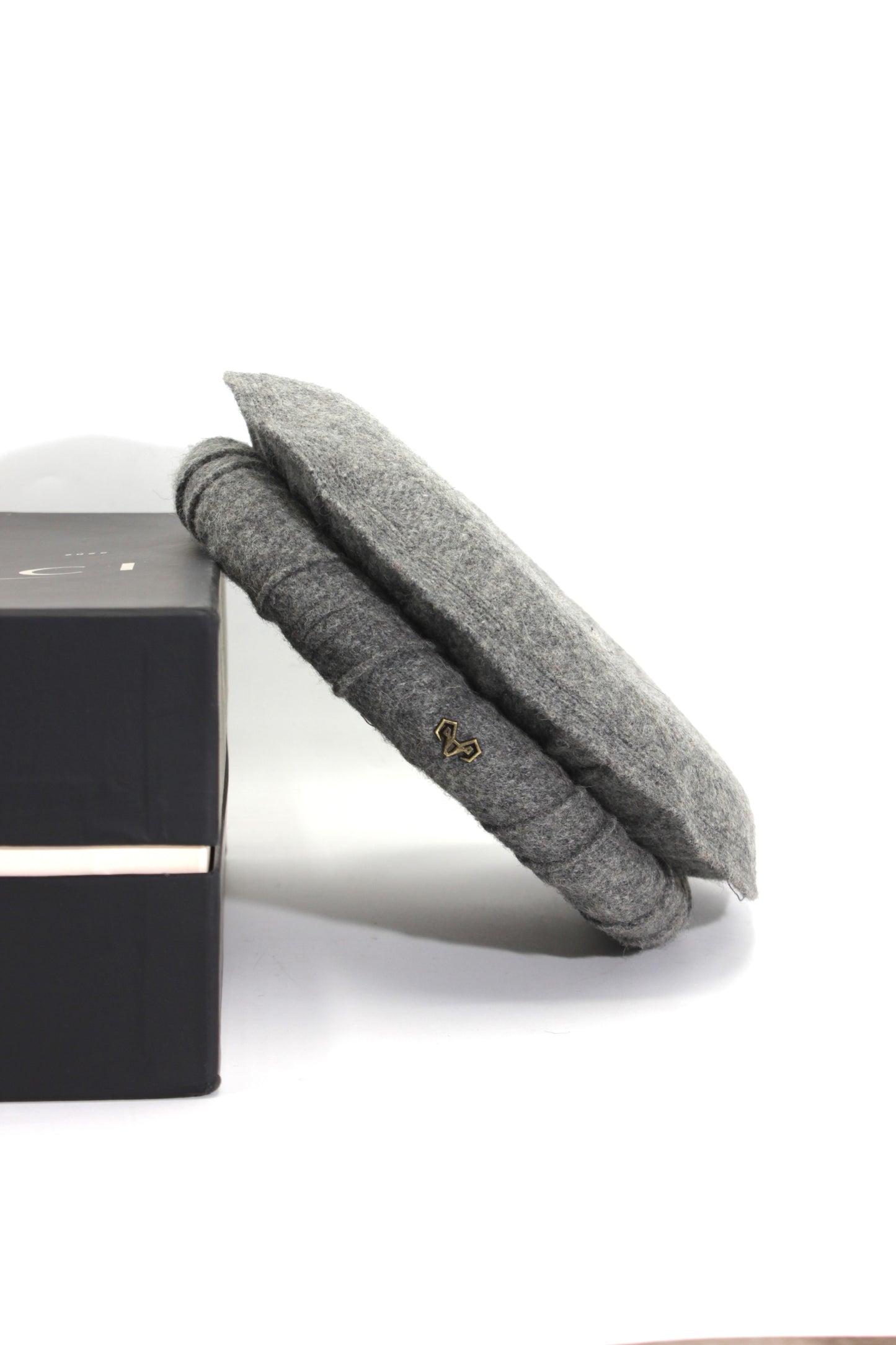 Luxury Hand Made Pure Woolen Gray Chitrali Pakol Cap