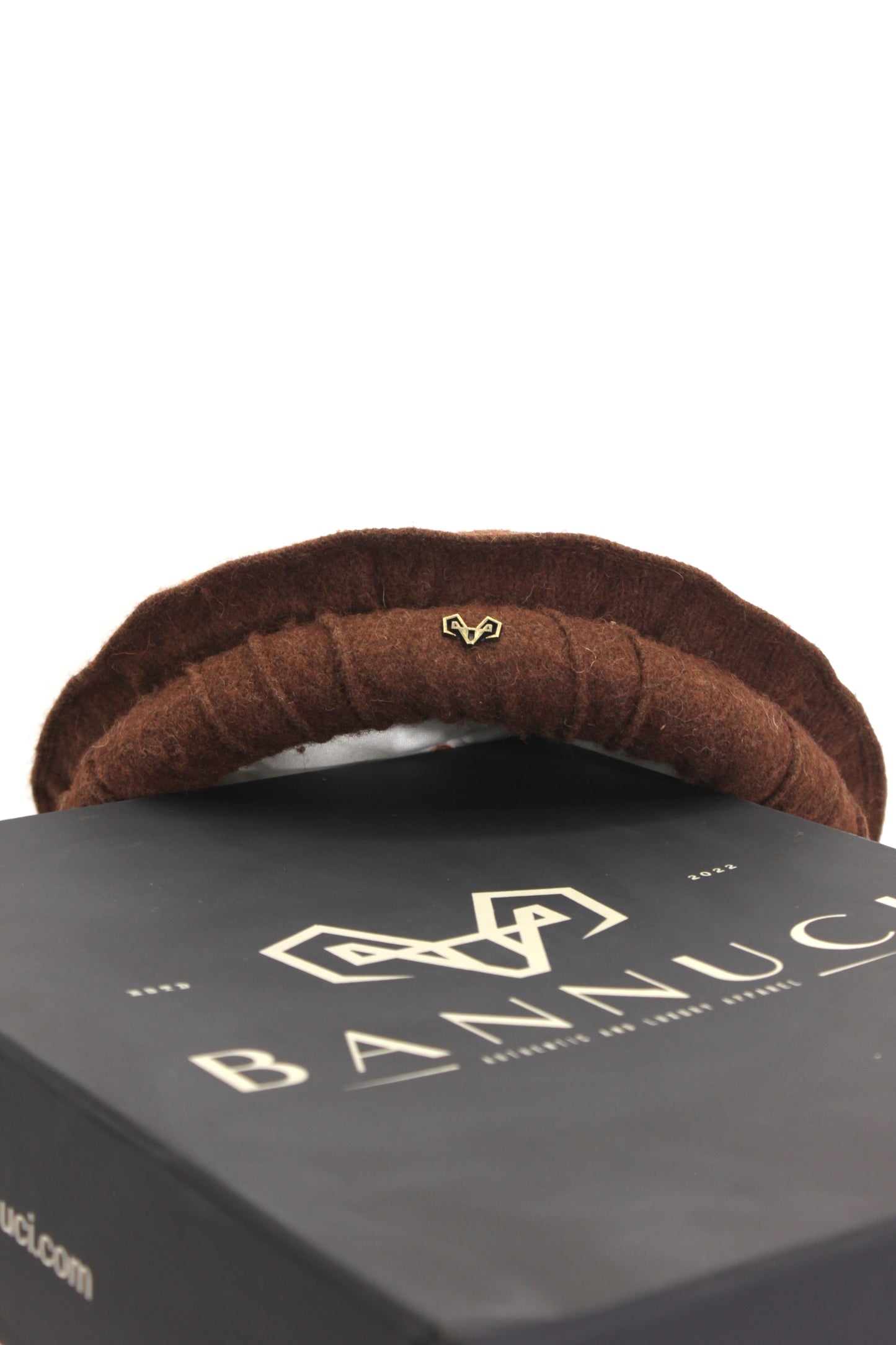 Luxury Hand Made Pure Woolen Chocolate Chitrali Pakol Cap