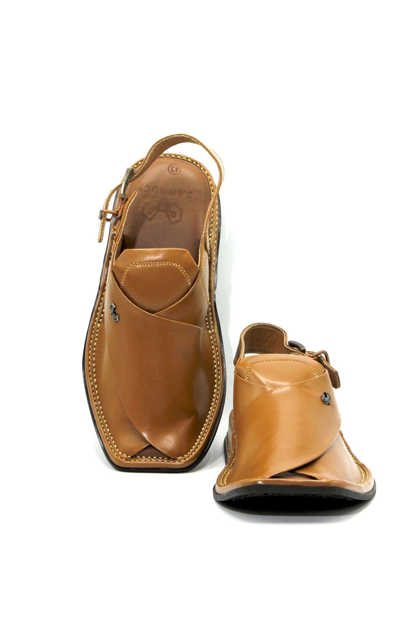 Luxury Tan Coloured Peshawari Chappal