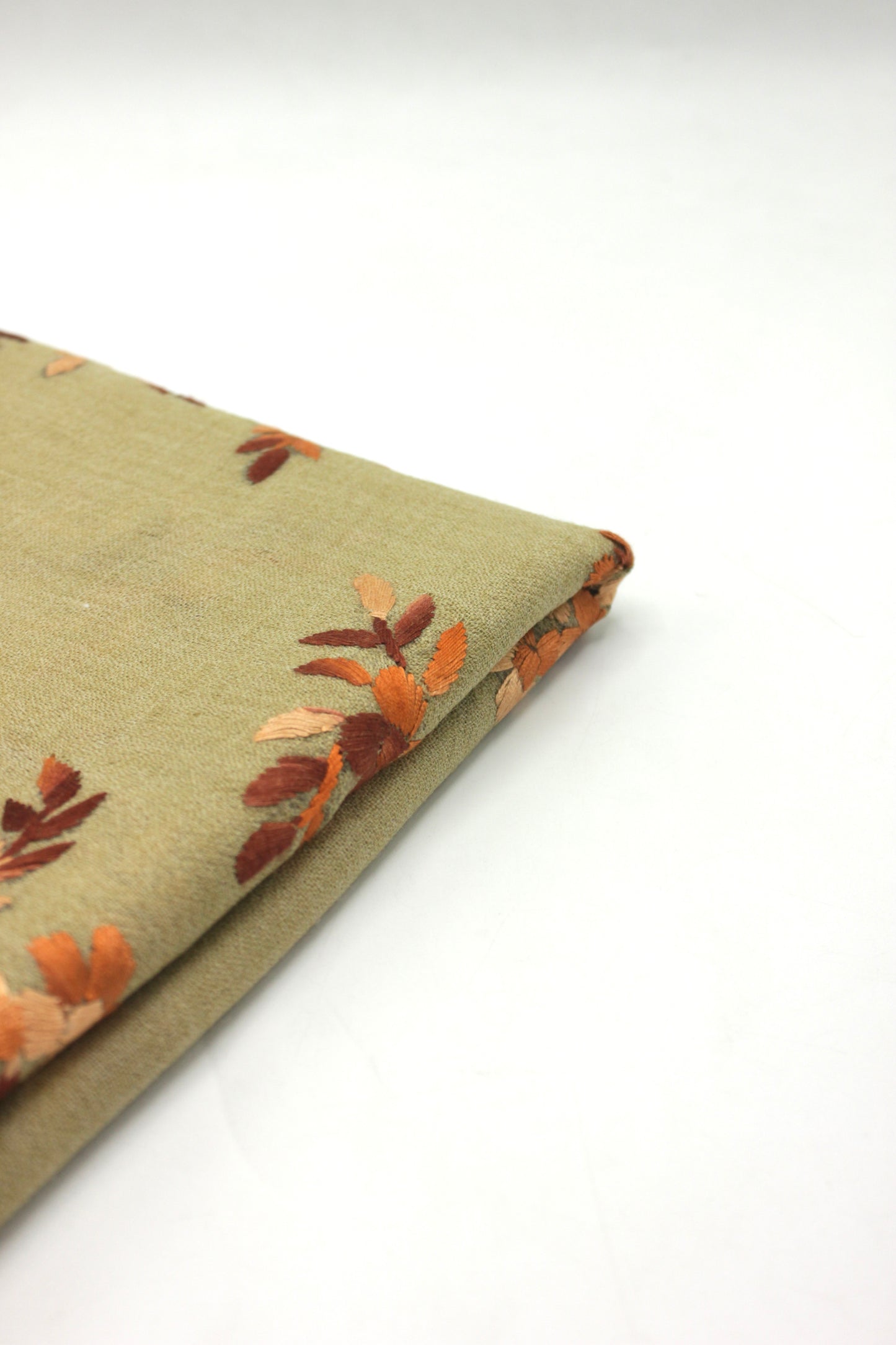 PREMIUM QUALITY YELLOW EMBROIDERED WOOLEN SHAWL FOR WOMEN