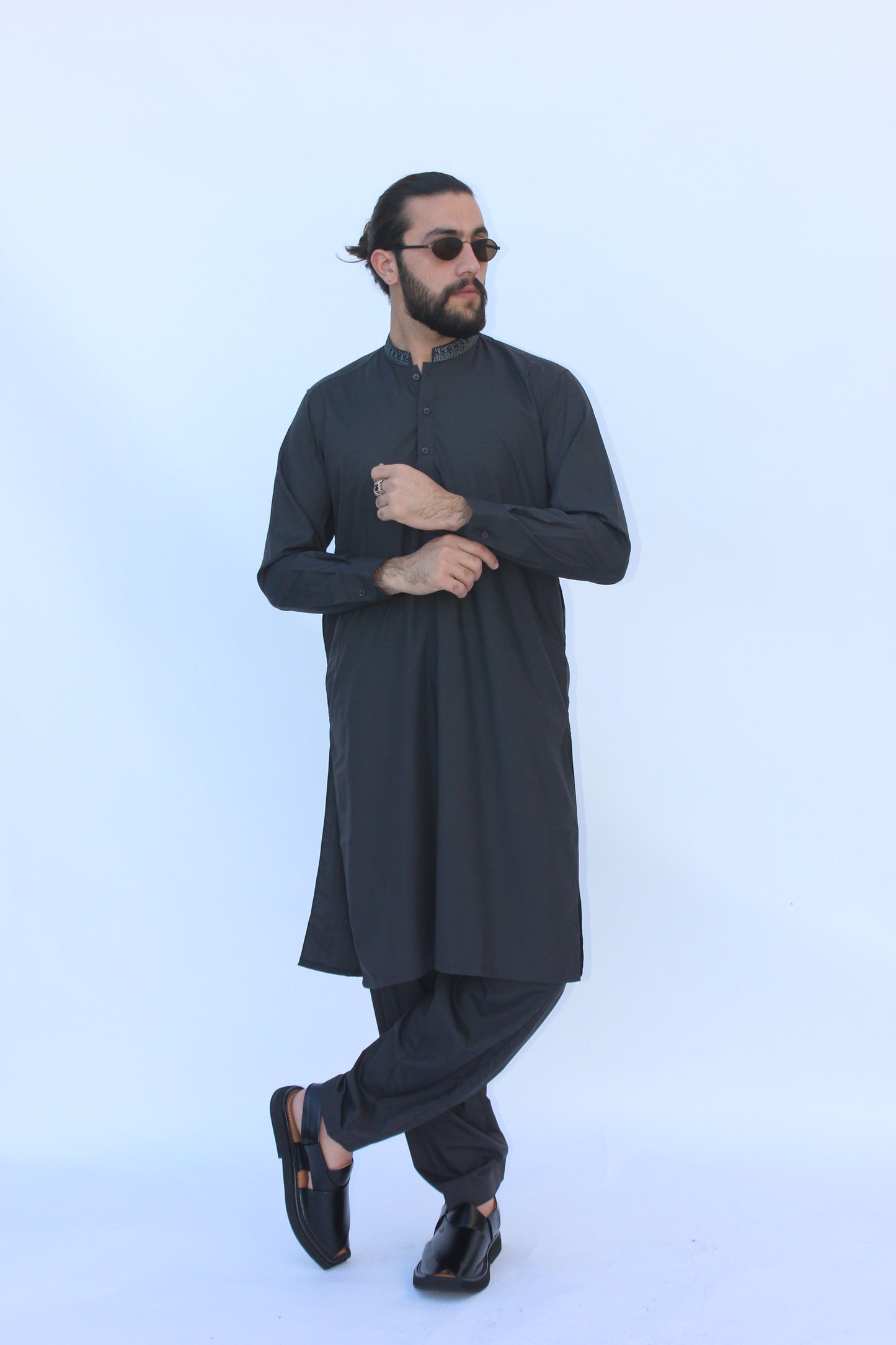 Premium Quality Carbon Shadow Kurta Shalwar