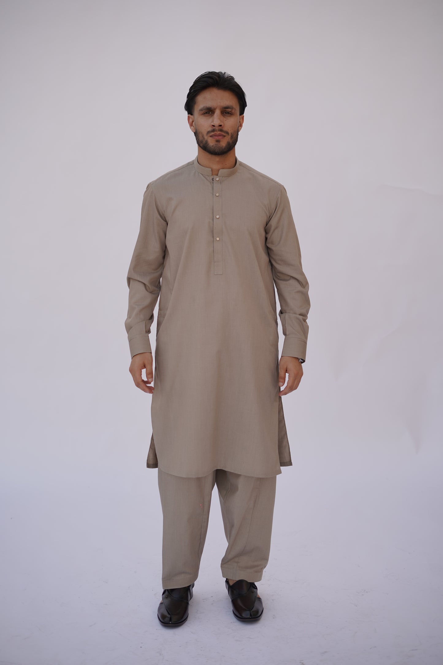 Premium Quality Classic Sandstone Kurta Shalwar