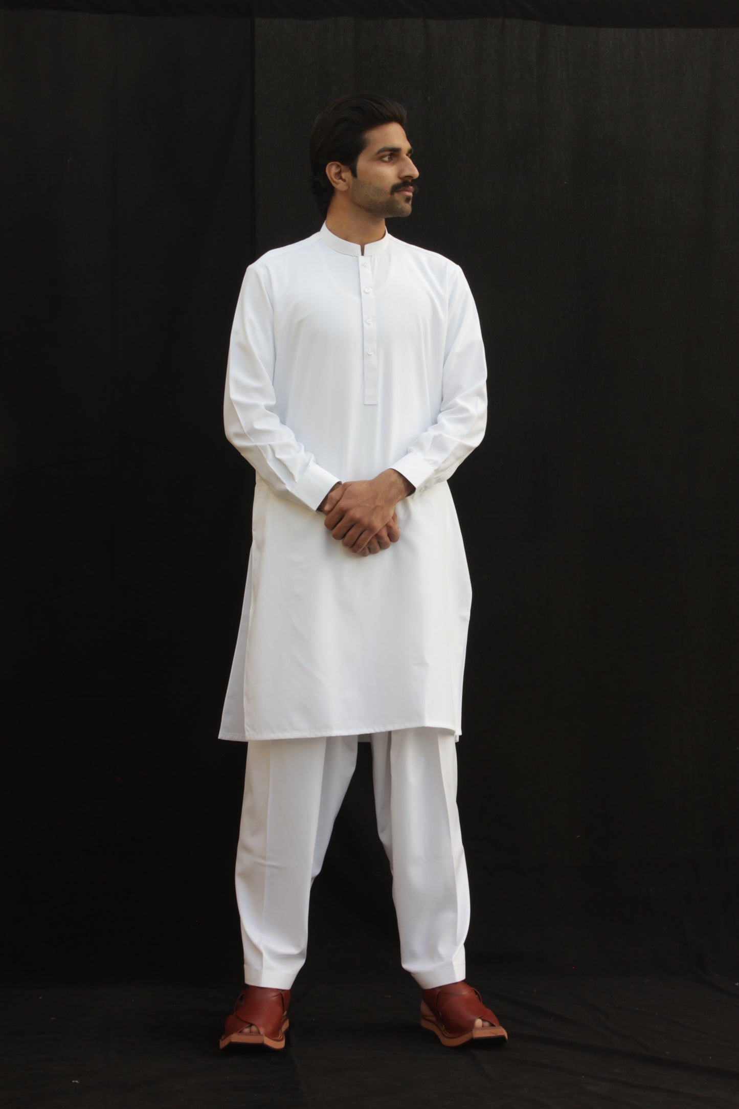 Premium Quality Classic White Kurta Shalwar