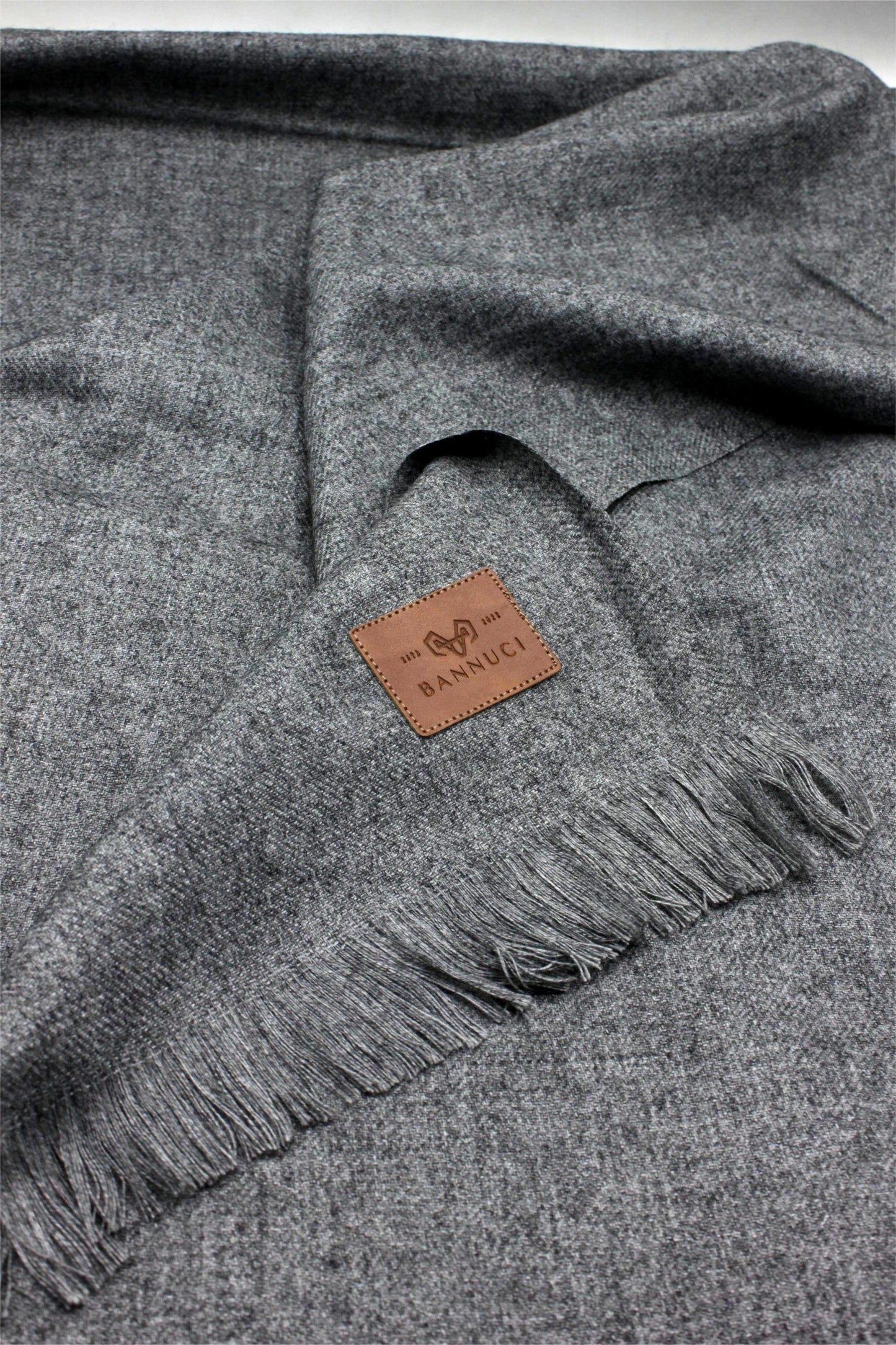 Premium Quality Gray Woolen Blend Shawl