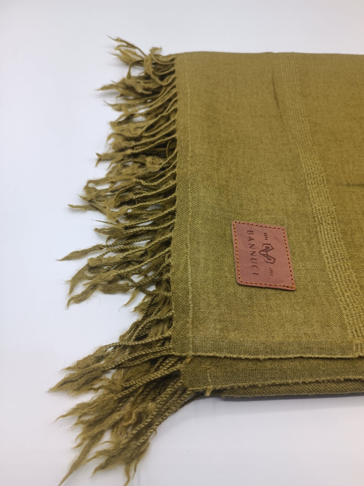 Premium Quality Hena Color Plain Pure Woolen Shawl