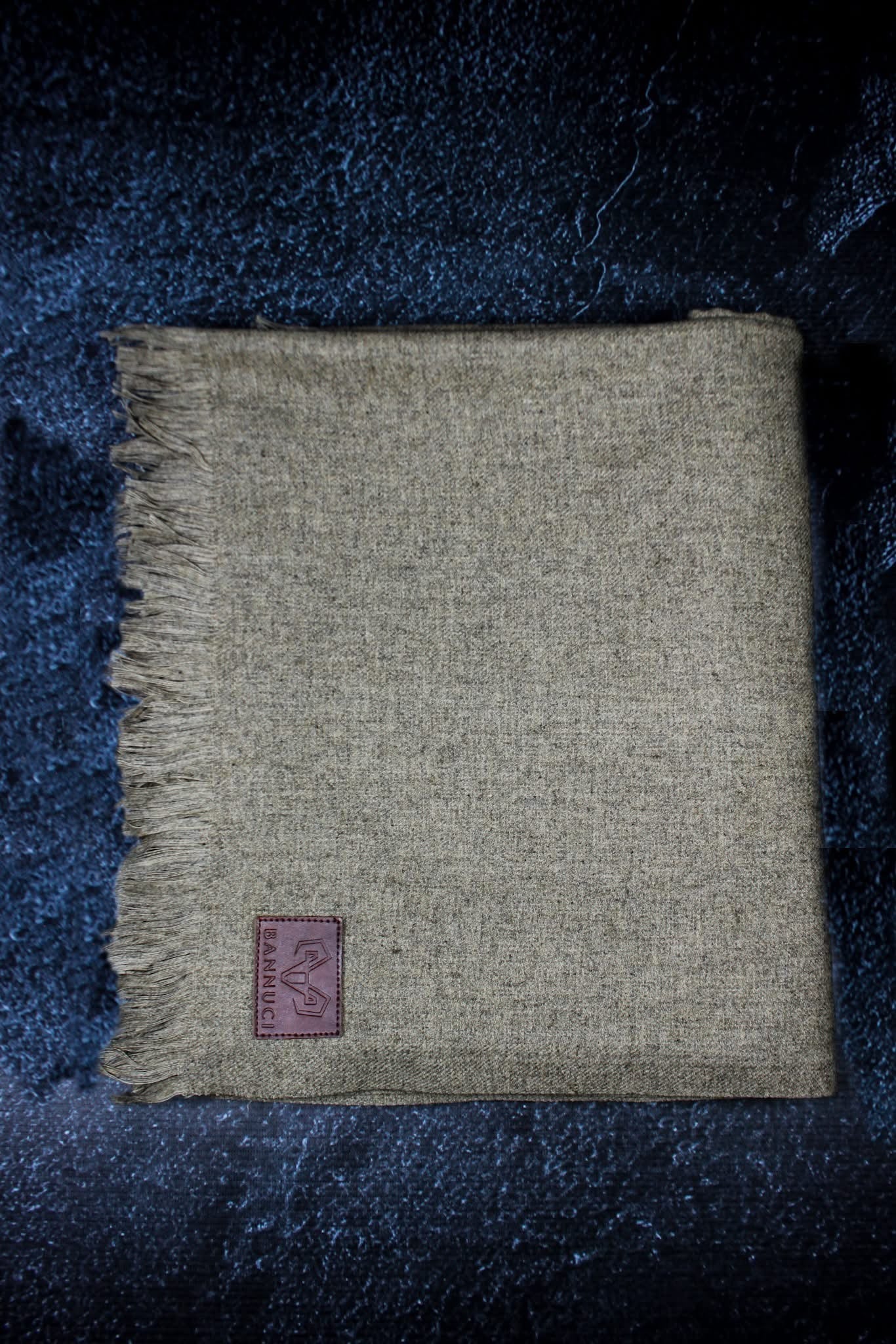 Premium Quality Light Brown Woolen Blend Shawl