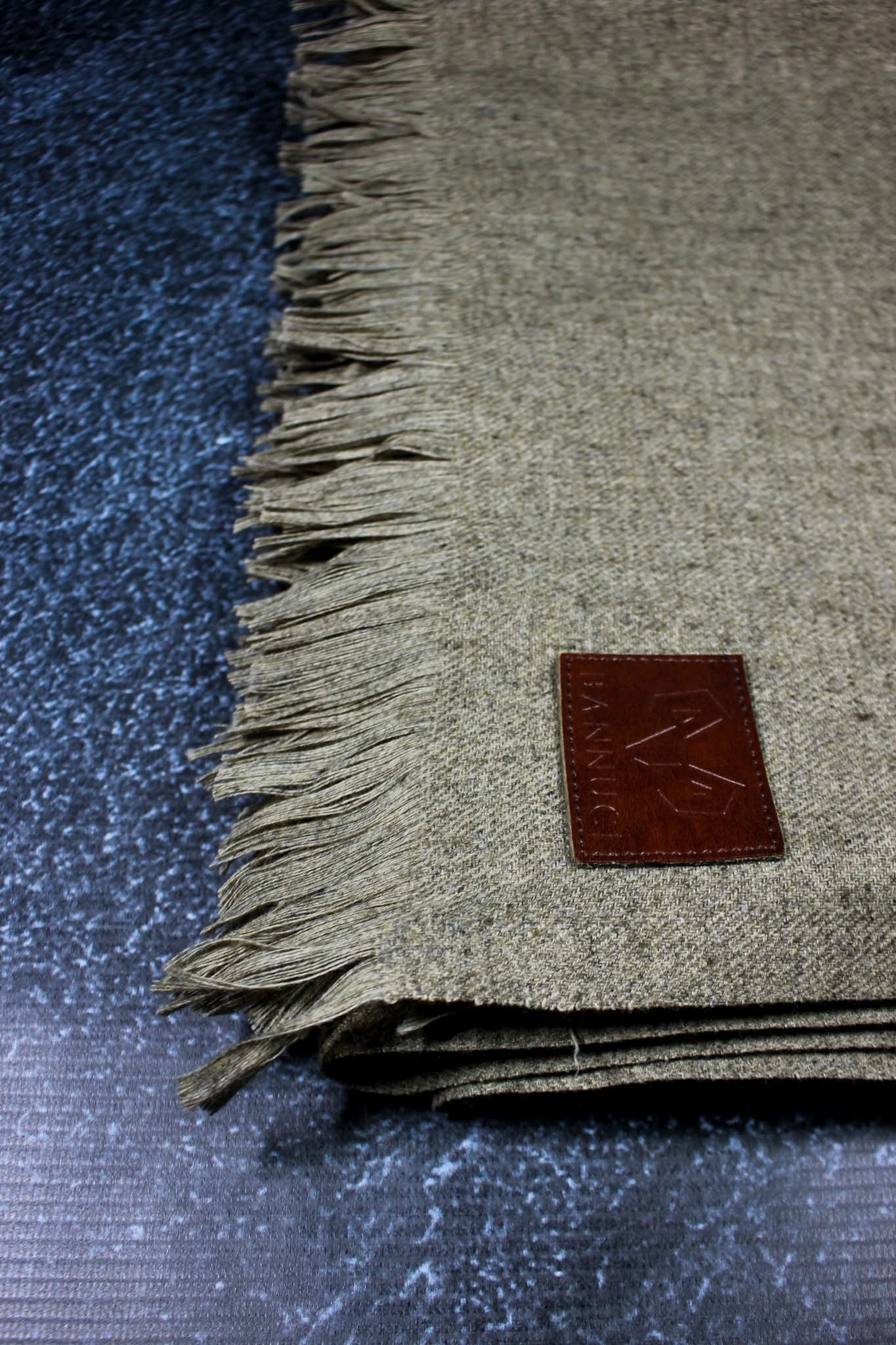 Premium Quality Light Brown Woolen Blend Shawl