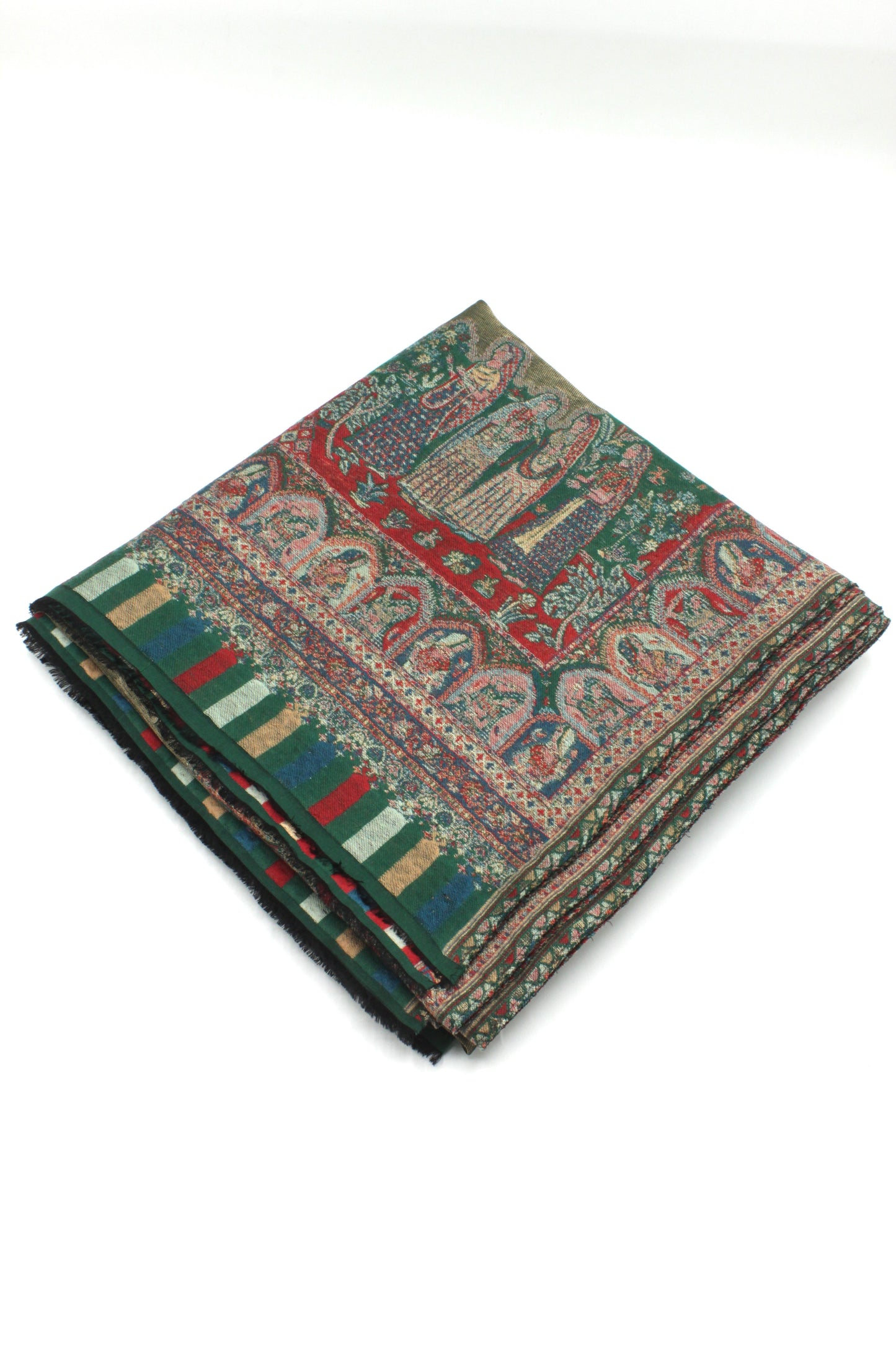 Premium Quality Moon Ligh multi color Woven Pashmina Cashmere Shawl