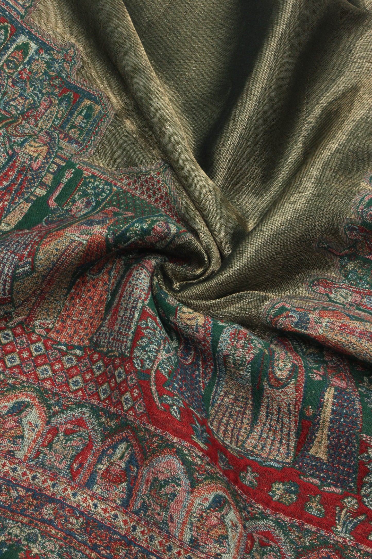 Premium Quality Moon Ligh multi color Woven Pashmina Cashmere Shawl