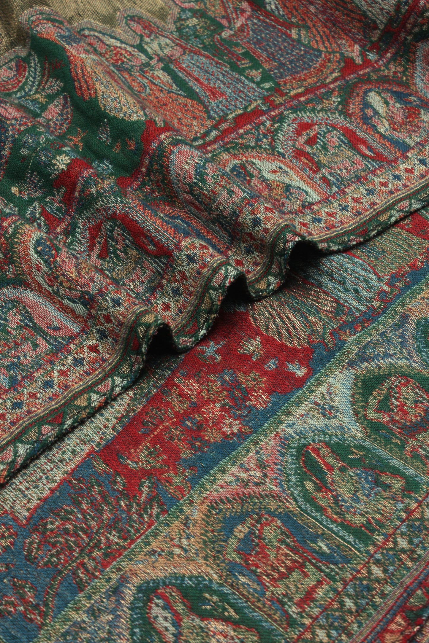 Premium Quality Moon Ligh multi color Woven Pashmina Cashmere Shawl