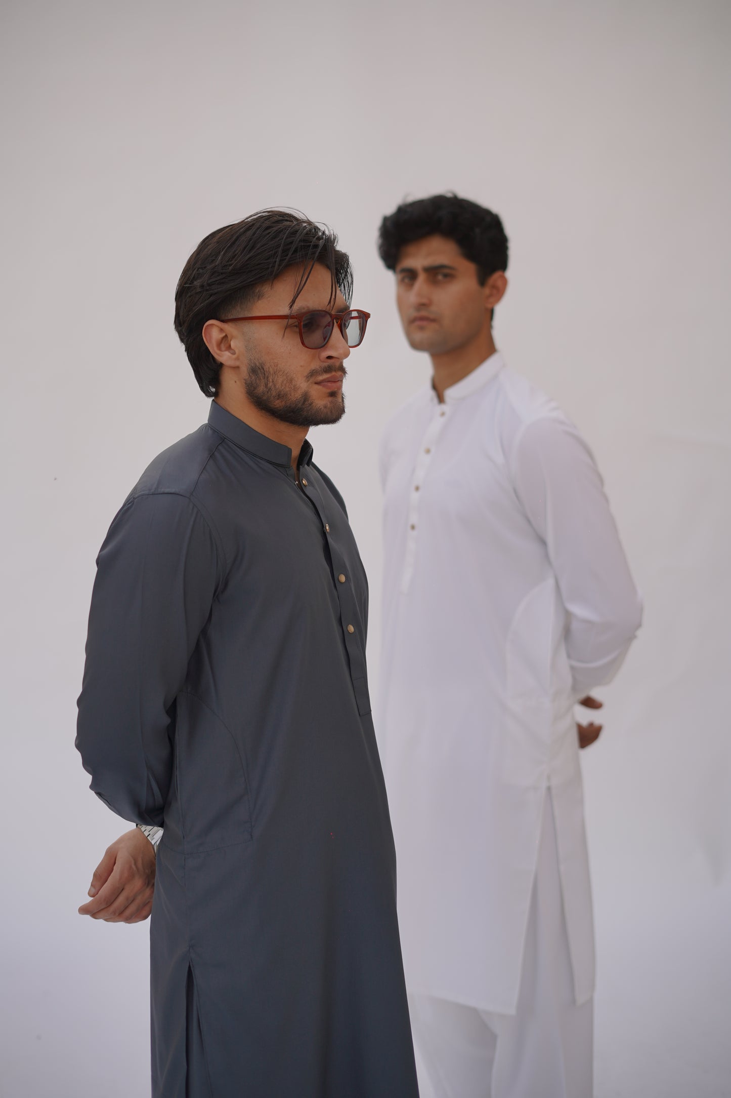 Premium Quality Navy Luxe Kurta Shalwar