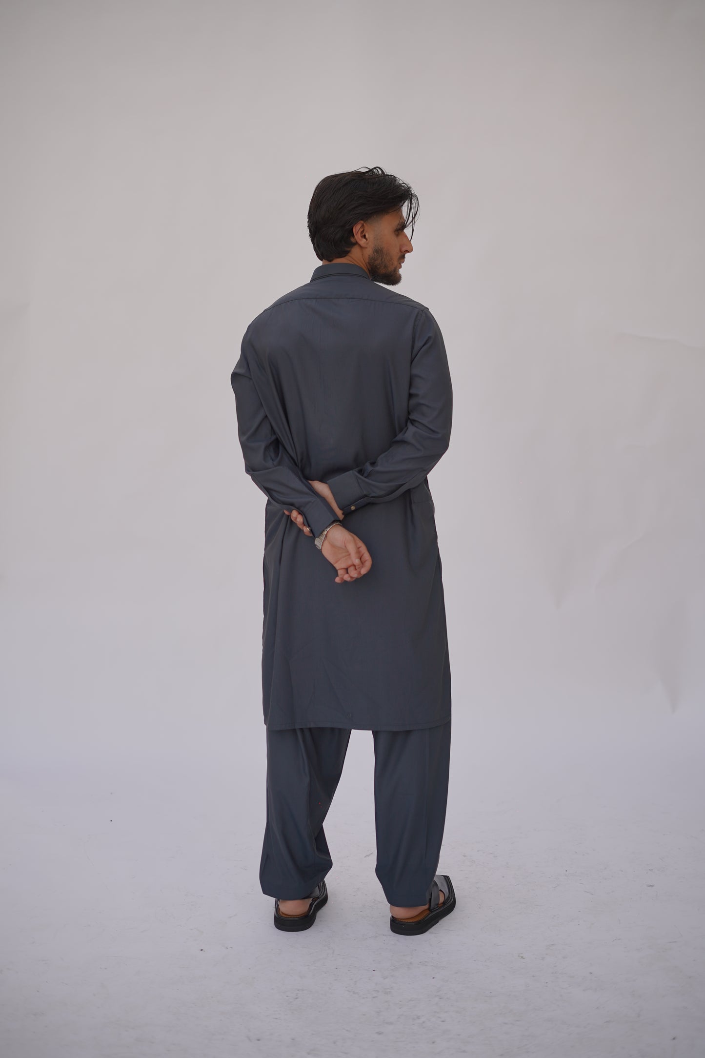 Premium Quality Navy Luxe Kurta Shalwar