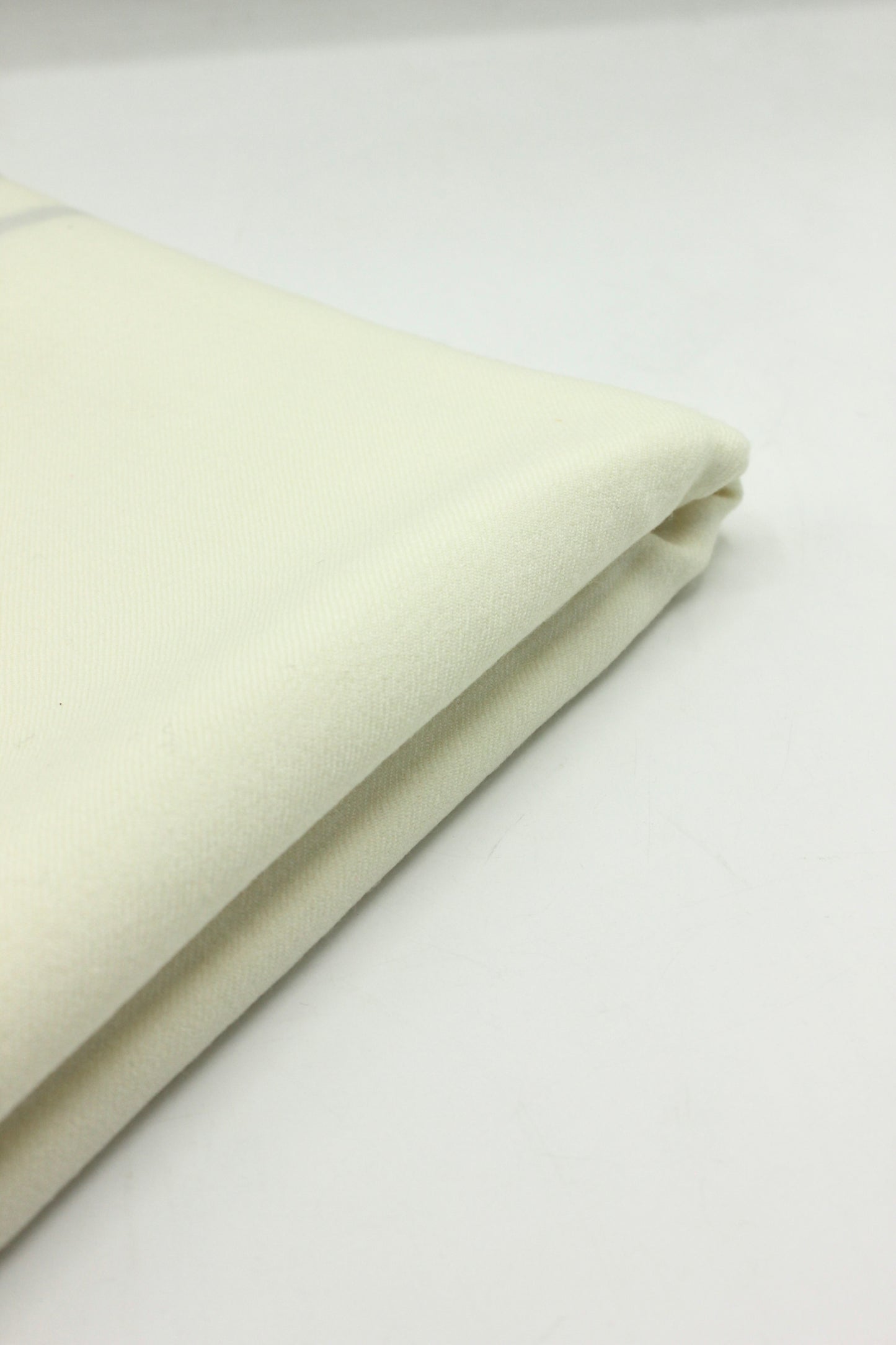 Premium Quality Off White Black Border Pure Woolen Shawl By Bannuci