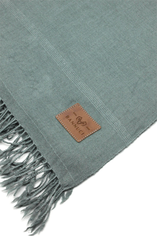 Premium Quality  Single Fiber Gray Plain Pure Woolen Shawl