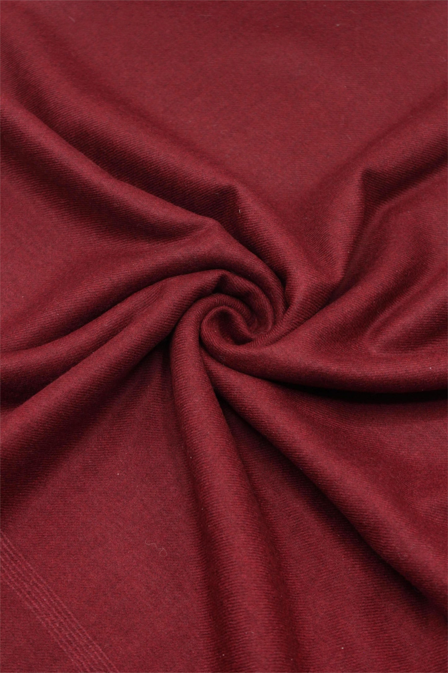 Premium Quality Single Fiber Meroon Plain Pure Woolen Shawl