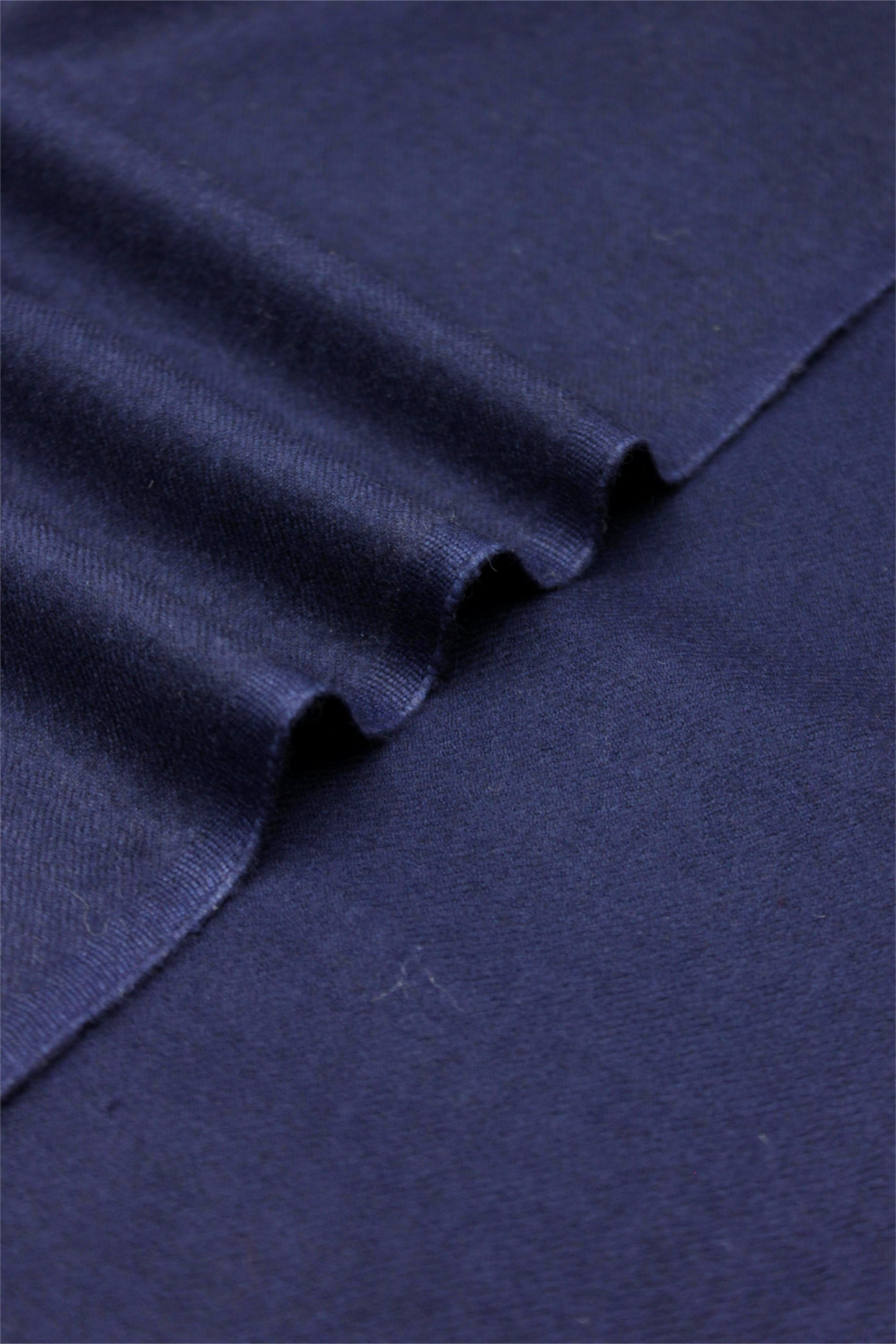 Premium Quality  Single Fiber Navy Blue Plain Pure Woolen Shawl