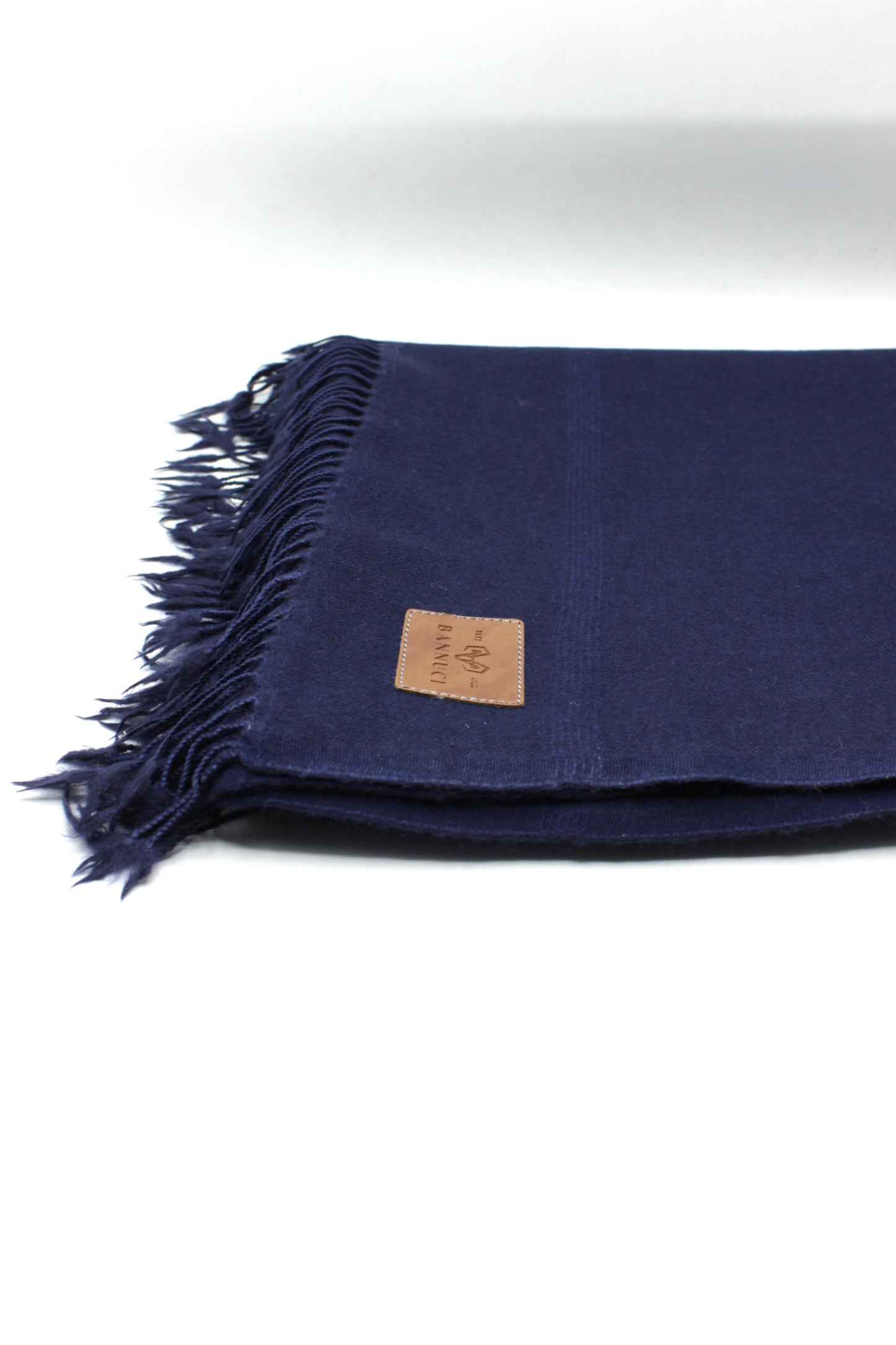 Premium Quality  Single Fiber Navy Blue Plain Pure Woolen Shawl