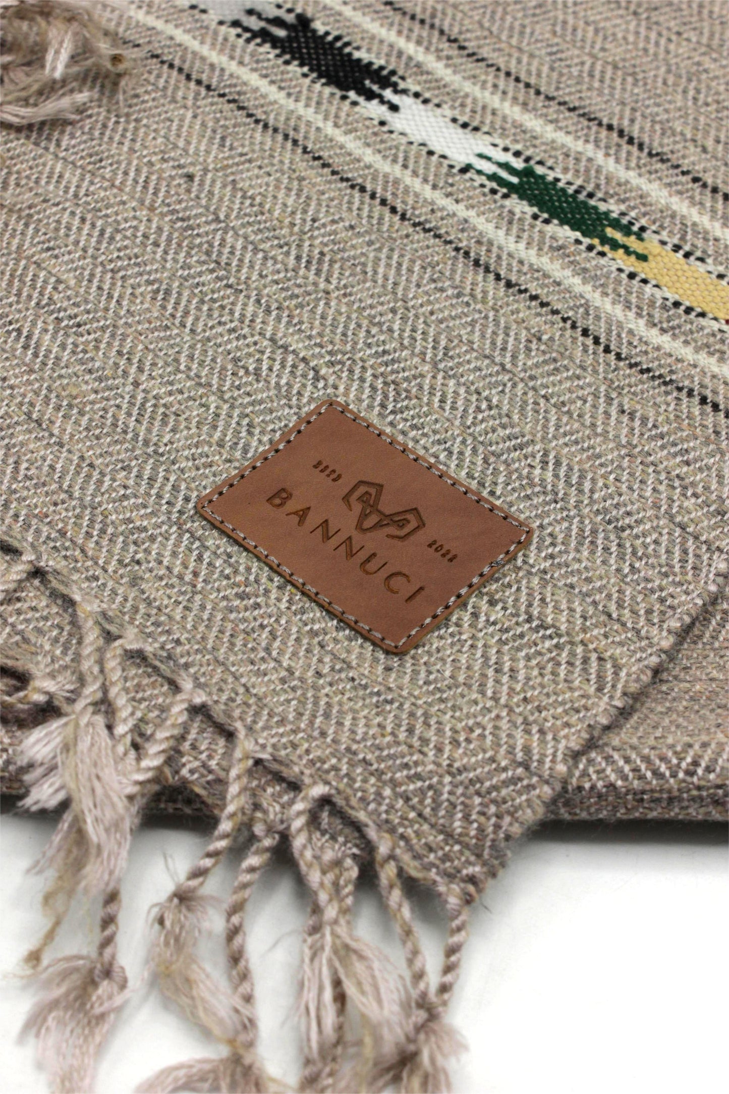 Premium Quality light brown stripped design muffler