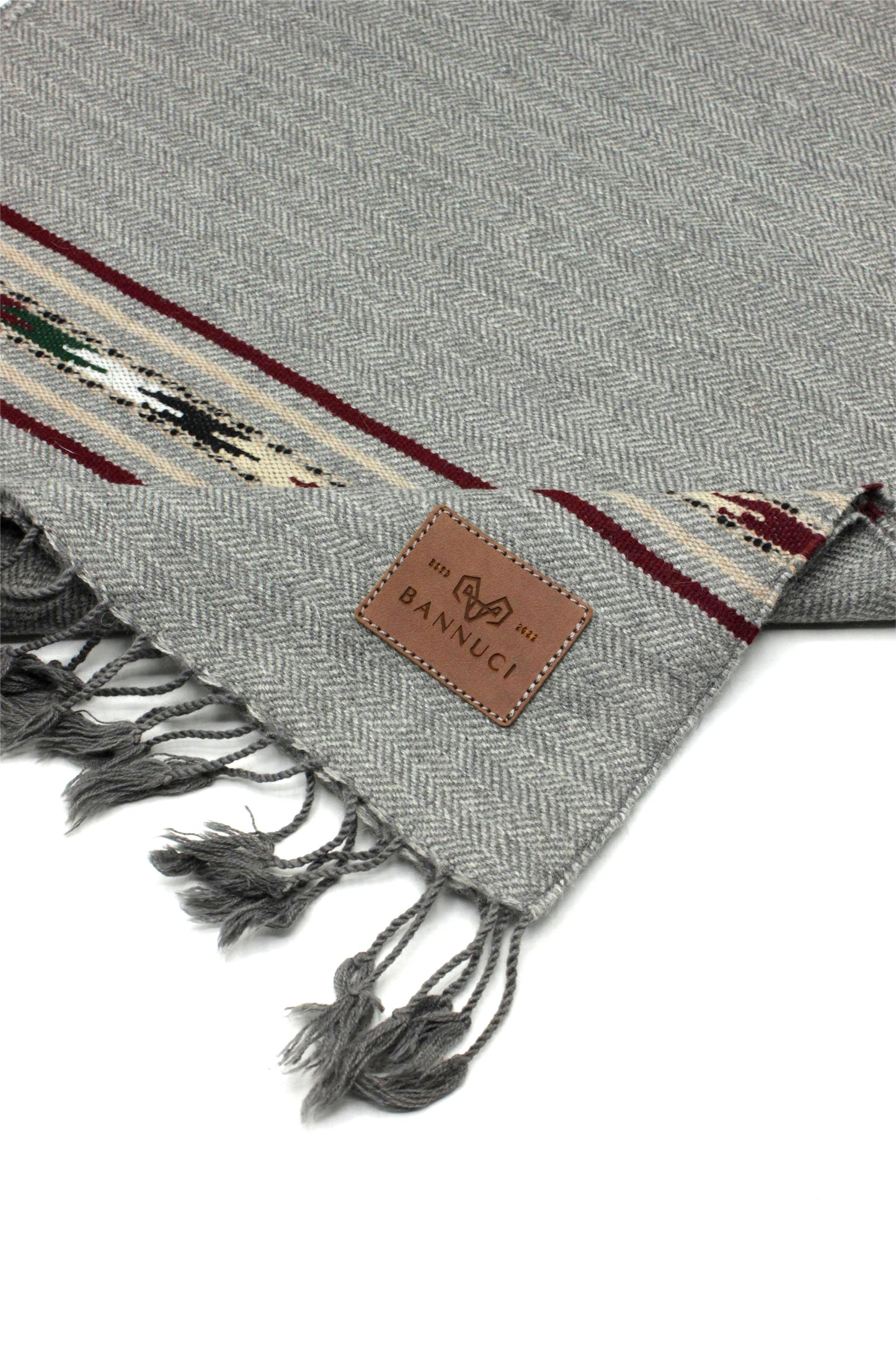 Premium Quality light grey silver stripped design muffler