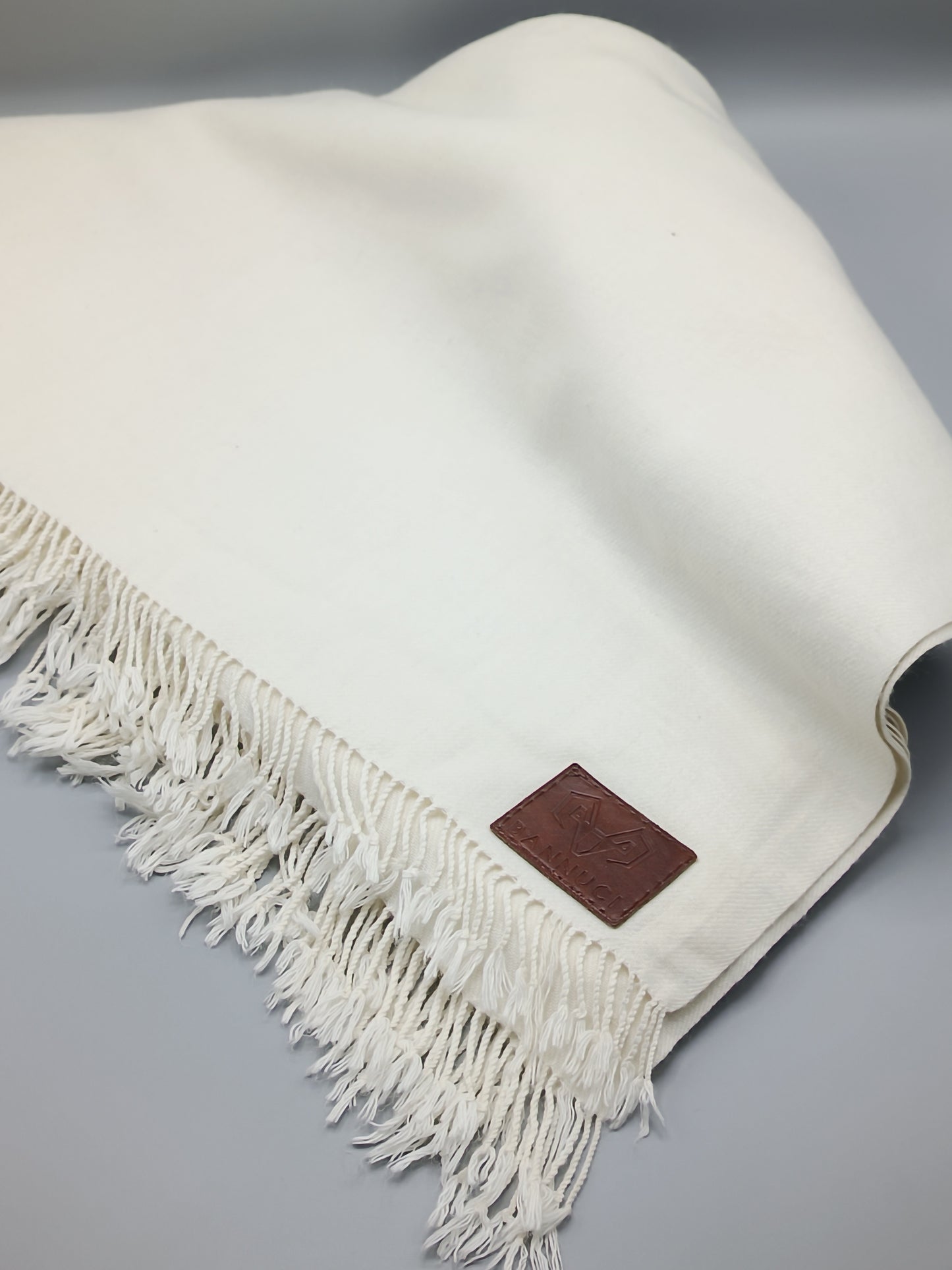 Premium Quality Off-white Woolen Blend Shawl
