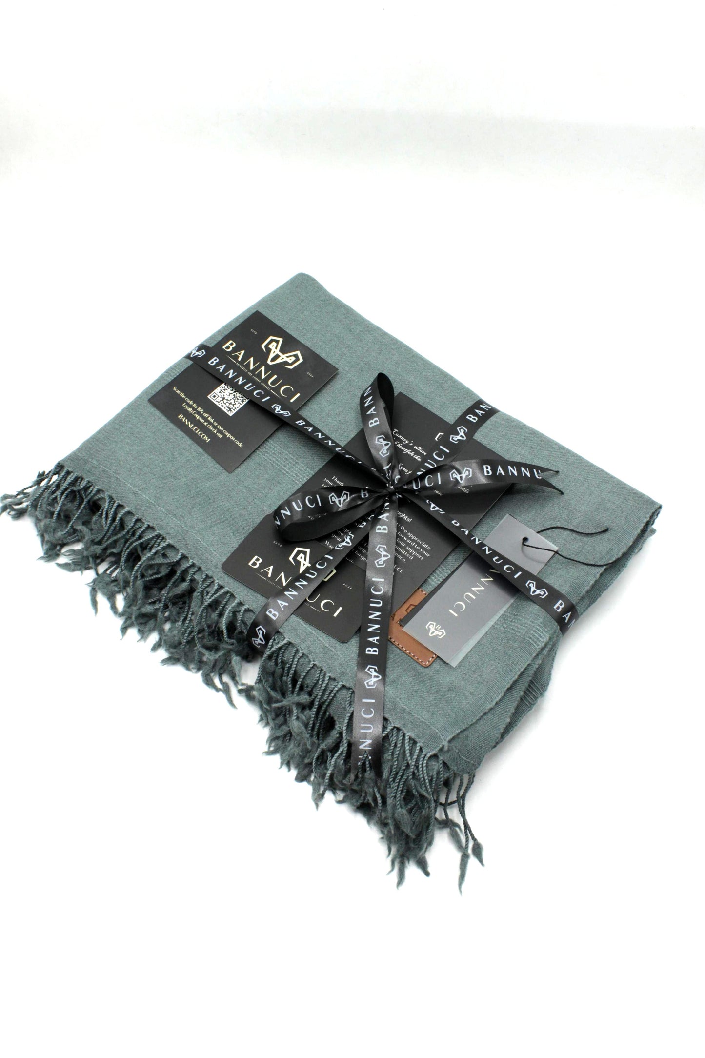 Premium Quality  Single Fiber Gray Plain Pure Woolen Shawl